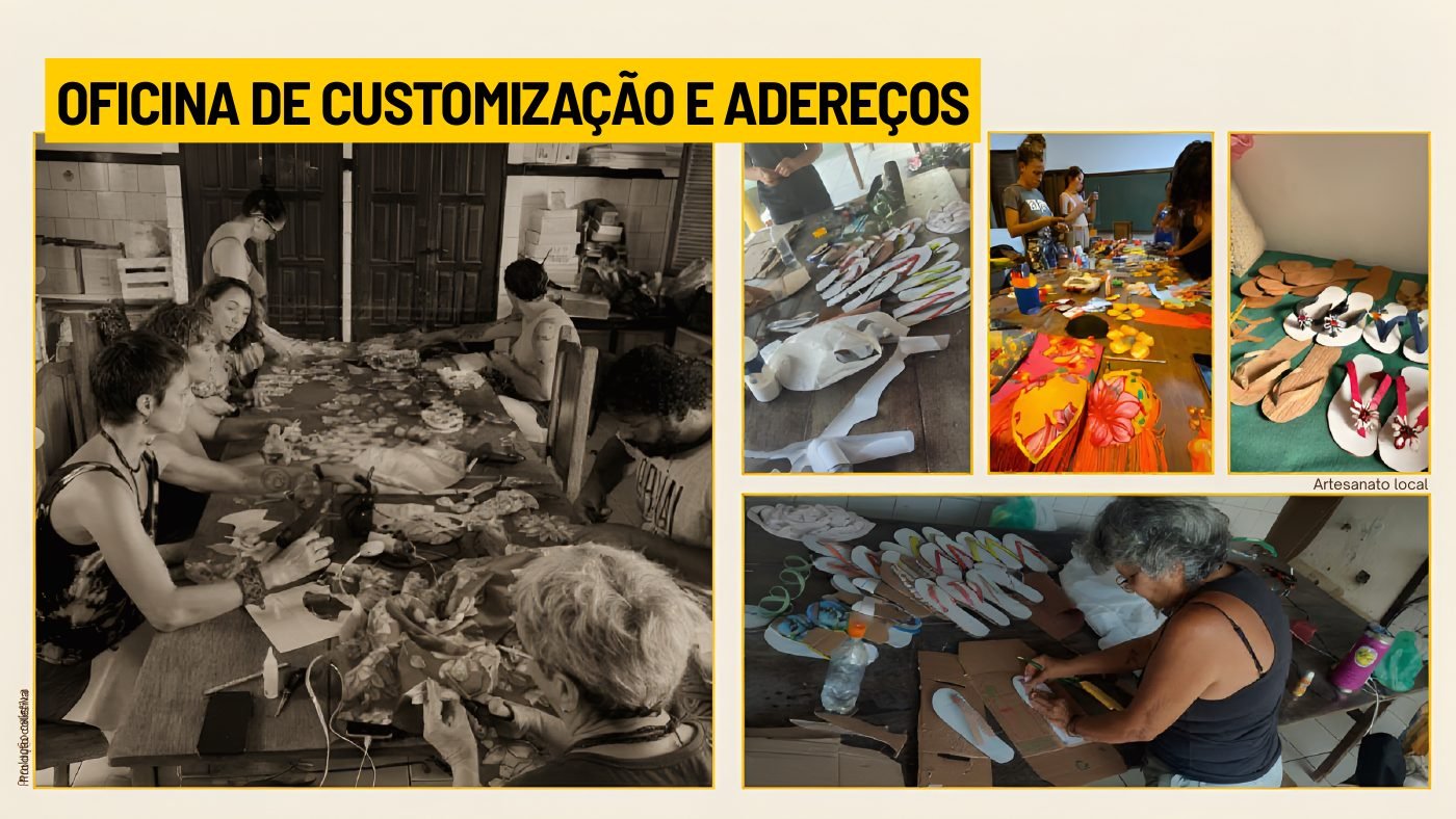 Oficina de customização e adereços